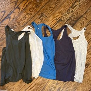 set of lulu lemon tank tops